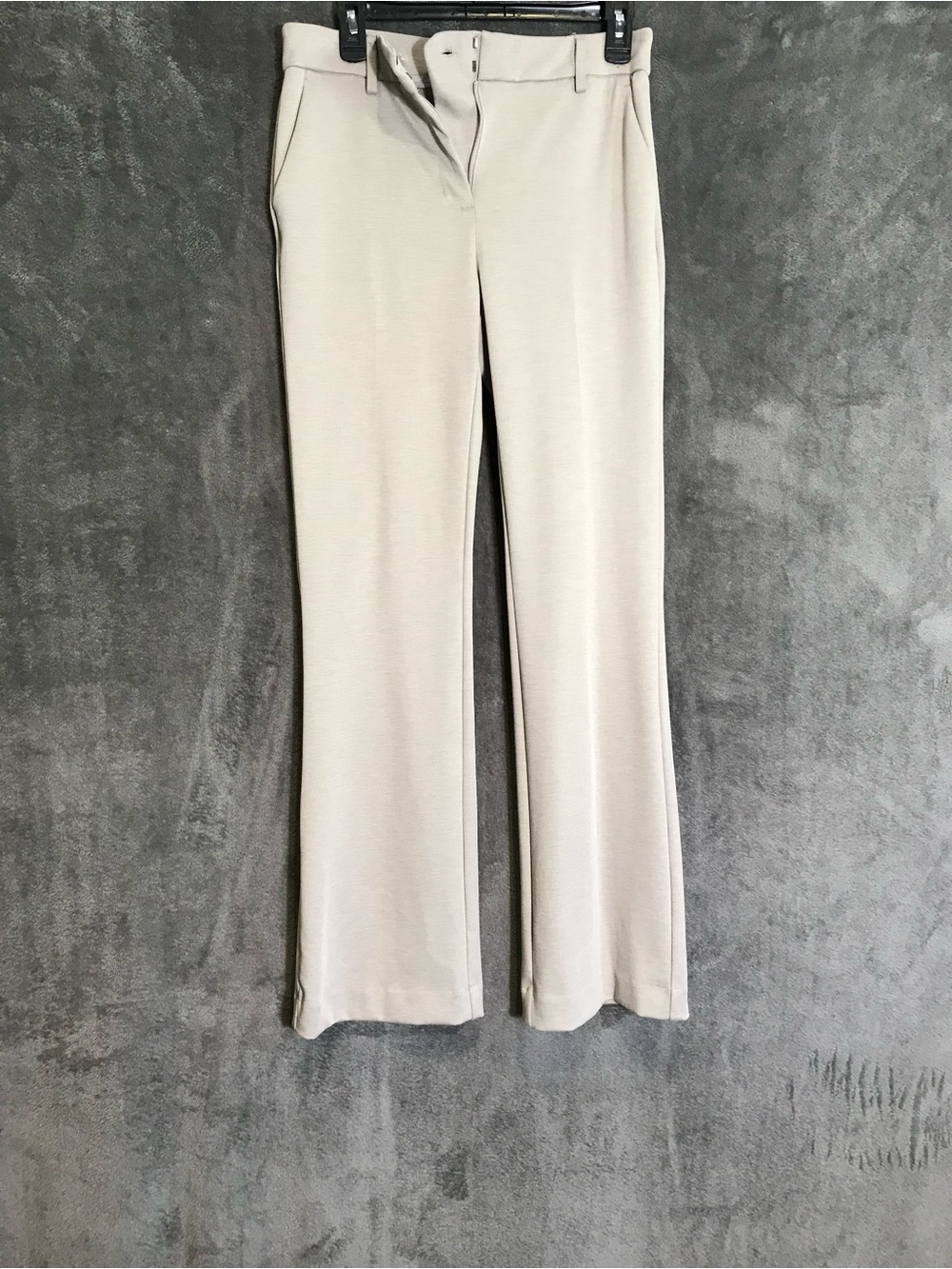 Simply Vera Vera Wang Women's Cream Boot Cut Dress Pants
